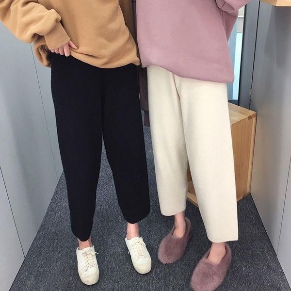 2021 korean version woolen straight tube wide leg pants female gentle style student loose spring suit new high waist, Black;white
2021 korean version woolen straight tube wide leg pants female gentle style student loose spring suit new high waist, Black;white