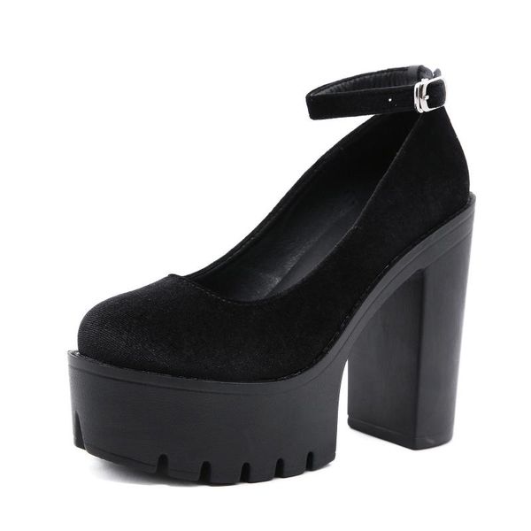 dress shoes fashion women high heels pumps female concise suede women's buckle genuine leather wedding woman, Black
dress shoes fashion women high heels pumps female concise suede women's buckle genuine leather wedding woman, Black