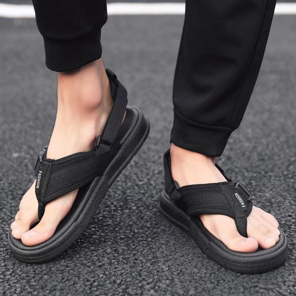 slippers fashion man non-slip sandals summer beach flip flops indoor home shoes men outdoor walk #0311, Black
slippers fashion man non-slip sandals summer beach flip flops indoor home shoes men outdoor walk #0311, Black