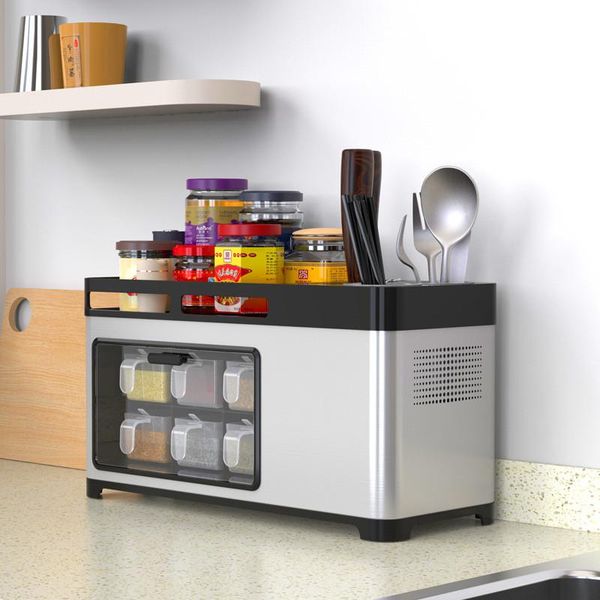 storage bottles & jars assembled kitchen counter organizer seasoning box spoon fork oil bottle jar spice utensil knife holder home organizat
storage bottles & jars assembled kitchen counter organizer seasoning box spoon fork oil bottle jar spice utensil knife holder home organizat