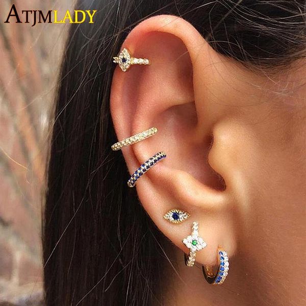 sterling silver circle earrings 2021 evil eye earings gold color jewelry lucky punk small stud for women gifts, Golden;silver
sterling silver circle earrings 2021 evil eye earings gold color jewelry lucky punk small stud for women gifts, Golden;silver