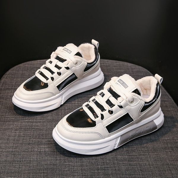 dress shoes winter women's fashions deep platform shoes vulcanized women's flat casual zapatillas mujer himr, Black
dress shoes winter women's fashions deep platform shoes vulcanized women's flat casual zapatillas mujer himr, Black