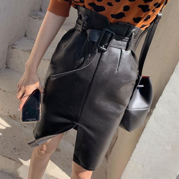 skirts 2021 pu leather simple solid all-match skirt for ladies elegant fashion high waist adjustable belt night club, Black
skirts 2021 pu leather simple solid all-match skirt for ladies elegant fashion high waist adjustable belt night club, Black