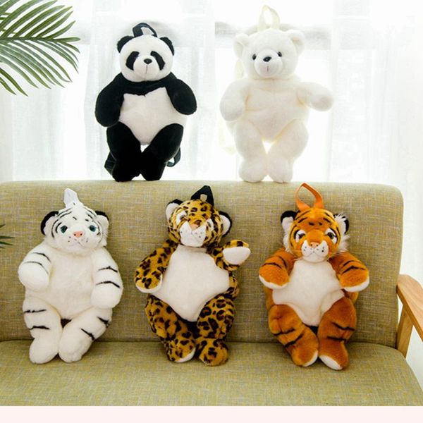 panda tiger leopard handbags girls boys plush adjustable schoolbags stuffed animal bag cute toys children's gift, Black
panda tiger leopard handbags girls boys plush adjustable schoolbags stuffed animal bag cute toys children's gift, Black