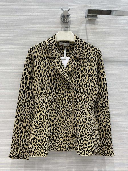 milan runway jackets 2021 autumn winter lapel neck long sleeve leopard panelled women's designer sweaters brand same style outerwear 09, Black;brown
milan runway jackets 2021 autumn winter lapel neck long sleeve leopard panelled women's designer sweaters brand same style outerwear 09, Black;brown