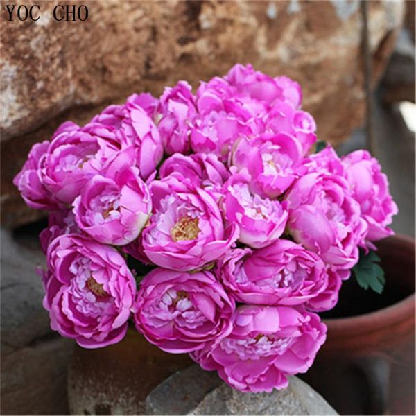 artificial peony bouquet silk roses wedding decor fake flower peony real touch roses bridal bouquet home party decor (12 head)
artificial peony bouquet silk roses wedding decor fake flower peony real touch roses bridal bouquet home party decor (12 head)