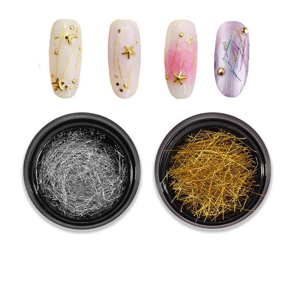 nail art decorations 1 box metal wires gold silver stripe supplies shiny nails accessories nial jewelry diy tools, Silver;gold
nail art decorations 1 box metal wires gold silver stripe supplies shiny nails accessories nial jewelry diy tools, Silver;gold