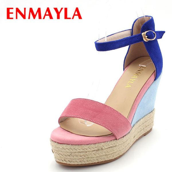 sandals women high heels platform summer shoes woman elegant wedges t-strap flock mixed colors ladies, Black
sandals women high heels platform summer shoes woman elegant wedges t-strap flock mixed colors ladies, Black