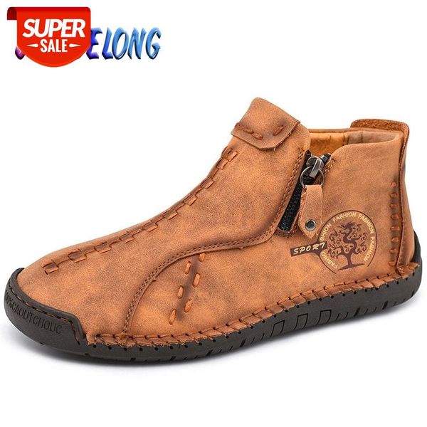 autumn fashion men's boots handmade leather men's western boots zipper design ankle outdoor trainers cowboy #a54a
autumn fashion men's boots handmade leather men's western boots zipper design ankle outdoor trainers cowboy #a54a