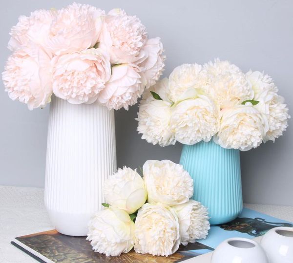 decorative flowers & wreaths five-headed royal peony bunch of artificial flower faux plants
decorative flowers & wreaths five-headed royal peony bunch of artificial flower faux plants