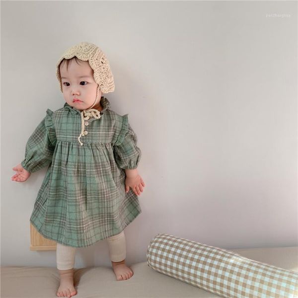 baby dress est spring girls clothes born children plaid lotus leaf collar princess dresses infant casual long sleeve girl's1, Red;yellow
baby dress est spring girls clothes born children plaid lotus leaf collar princess dresses infant casual long sleeve girl's1, Red;yellow