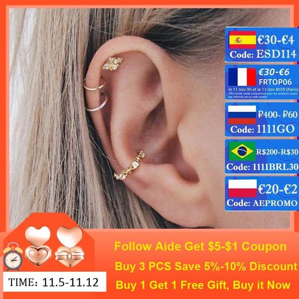 stud aide 2021 trend charms jewelry for women cat's claw zircon earrings birthday gift gold silver color cartilage piercing, Golden;silver
stud aide 2021 trend charms jewelry for women cat's claw zircon earrings birthday gift gold silver color cartilage piercing, Golden;silver