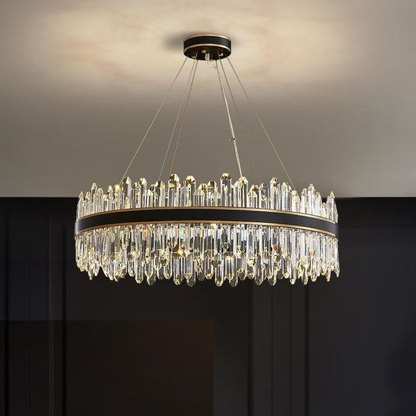 chandeliers living room luxury modern crystal lamp chandelier round/oval led black home decoration lamps
chandeliers living room luxury modern crystal lamp chandelier round/oval led black home decoration lamps