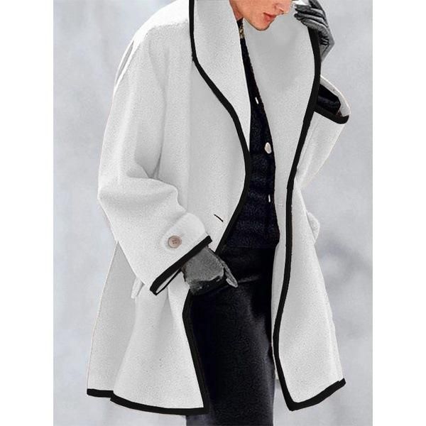 women's wool & blends unique cut lapels in autumn and winter, one button black fashion multicolor loose warm short coat casual
women's wool & blends unique cut lapels in autumn and winter, one button black fashion multicolor loose warm short coat casual