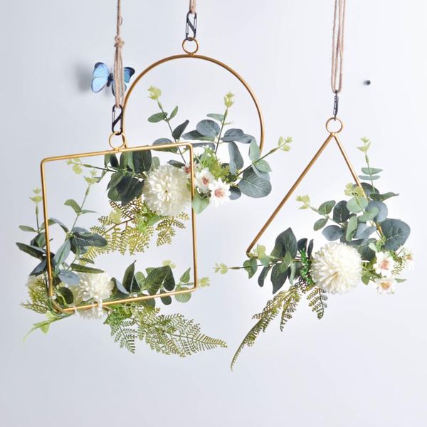 nordic geometric metal wall hangings wrought iron garland rope hanging artificial flower decoration home decorative flowers & wreaths
nordic geometric metal wall hangings wrought iron garland rope hanging artificial flower decoration home decorative flowers & wreaths