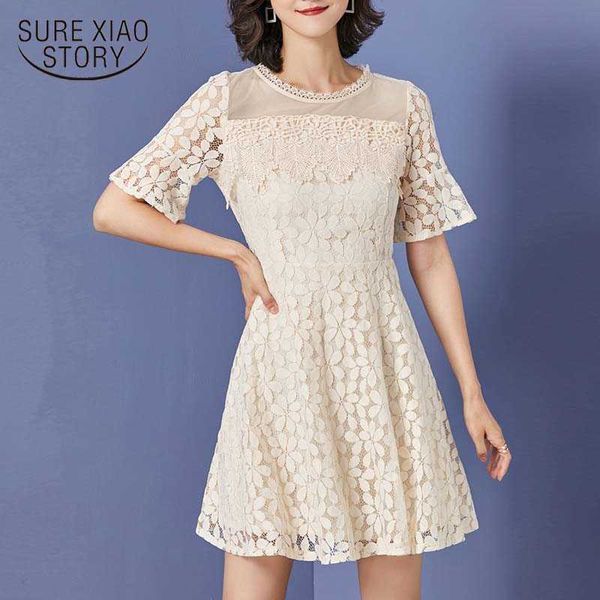 fashion flare short sleeve summer women dress round collar hollow lace dress women high waist mini party dress 2912 50 210527, Black;gray
fashion flare short sleeve summer women dress round collar hollow lace dress women high waist mini party dress 2912 50 210527, Black;gray