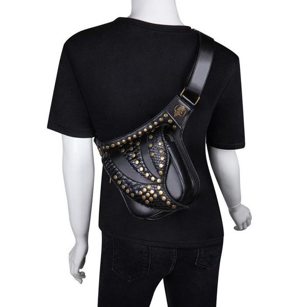 yourseason moto biker ladies shoulder messenger waist bag 2021 multifunctional women steampunk rock rivet chest bag
yourseason moto biker ladies shoulder messenger waist bag 2021 multifunctional women steampunk rock rivet chest bag