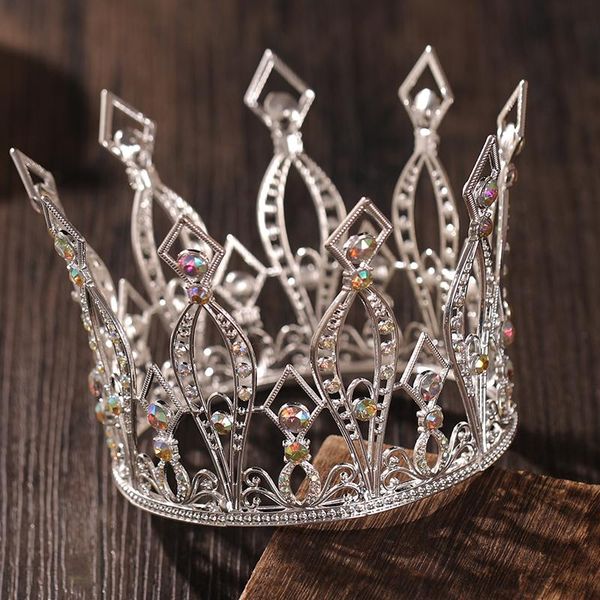 hair clips & barrettes silver color fashion ab crystal tiaras and crowns colorful rhinestone round diadems queen king wedding accessories je, Golden;silver
hair clips & barrettes silver color fashion ab crystal tiaras and crowns colorful rhinestone round diadems queen king wedding accessories je, Golden;silver