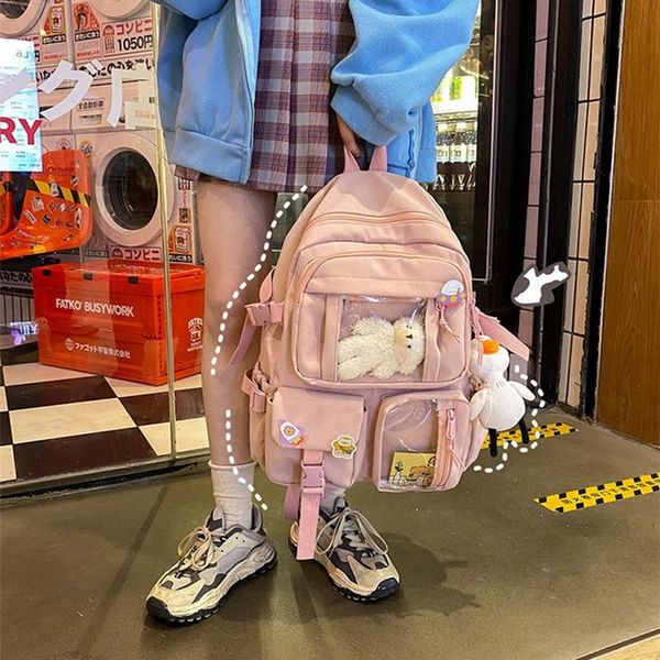 backpack cute women large capacity waterproof nylon female schoolbag college lady lapbackpacks kawaii girl travel book bags
backpack cute women large capacity waterproof nylon female schoolbag college lady lapbackpacks kawaii girl travel book bags