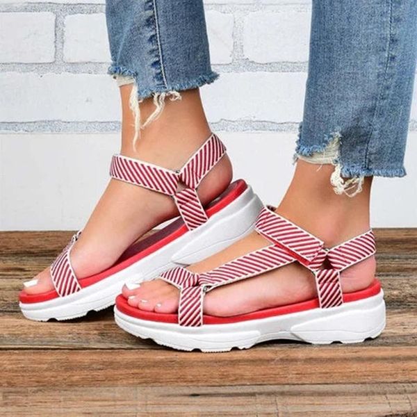 women's sandals 2021 summer shoes ladies platform hook loop beach sandal for woman flat with big size, Black
women's sandals 2021 summer shoes ladies platform hook loop beach sandal for woman flat with big size, Black