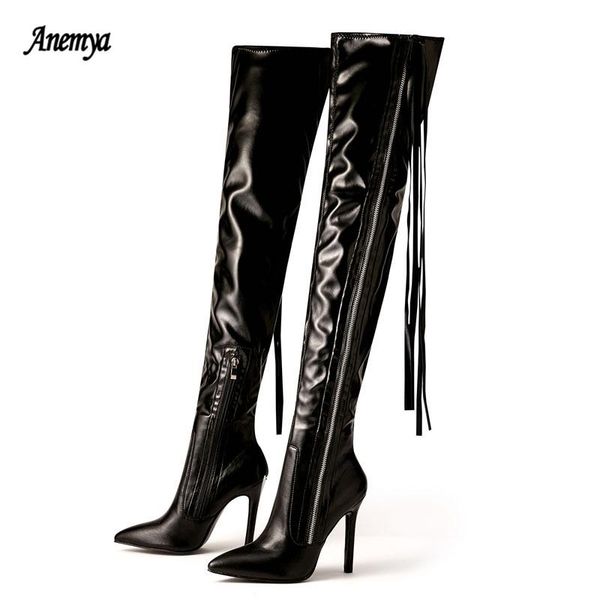 boots black over the knee women high heels shoes ladies thigh winter leather long female shoe plus size 42
boots black over the knee women high heels shoes ladies thigh winter leather long female shoe plus size 42