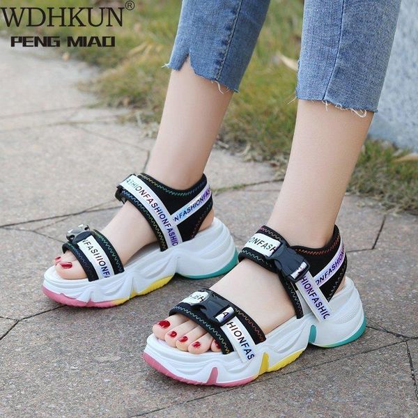 spring 2021 thick-soled rainbow-soled roman shoes buckle platform with women's old fashion sandals, Black
spring 2021 thick-soled rainbow-soled roman shoes buckle platform with women's old fashion sandals, Black