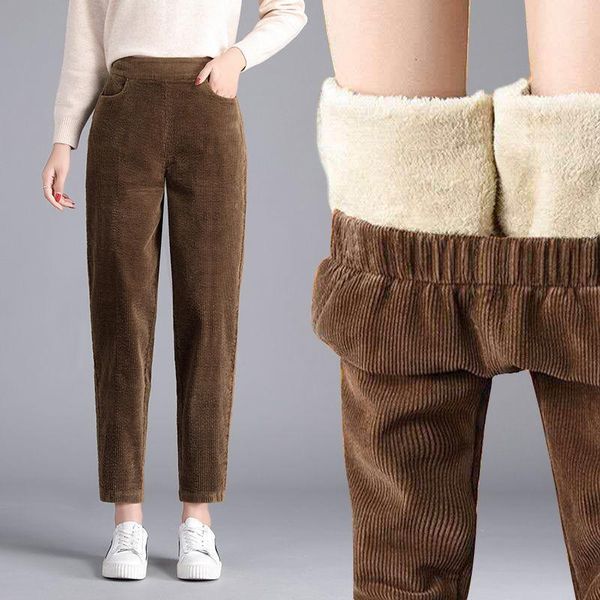 women's pants & capris with velvet corduroy winter wear loose and thin, thick lamb woolen carrot pants, fashion to keep warm, Black;white
women's pants & capris with velvet corduroy winter wear loose and thin, thick lamb woolen carrot pants, fashion to keep warm, Black;white