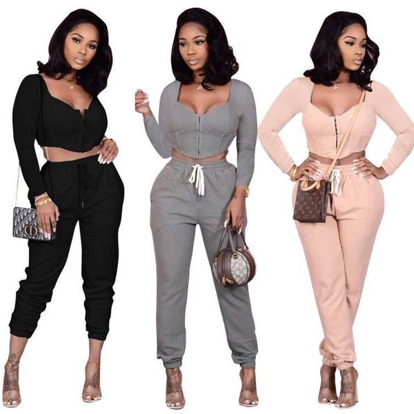 corset two piece sets womens outfits long sleeve crop and dstring waist pants tra suits winter spring woman setby air, Black;white
corset two piece sets womens outfits long sleeve crop and dstring waist pants tra suits winter spring woman setby air, Black;white