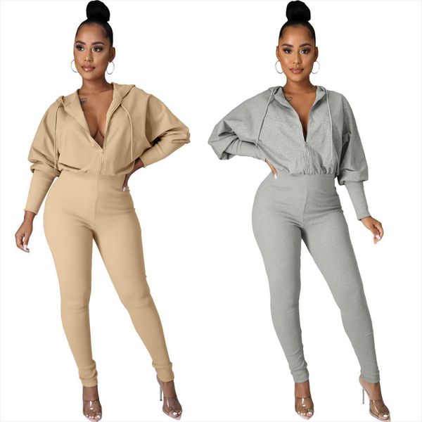 casual autumn long sleeve womens jumpsuits front zipper fitness playsuit sportswear bodycon workout stretchy outfits, Black;white
casual autumn long sleeve womens jumpsuits front zipper fitness playsuit sportswear bodycon workout stretchy outfits, Black;white