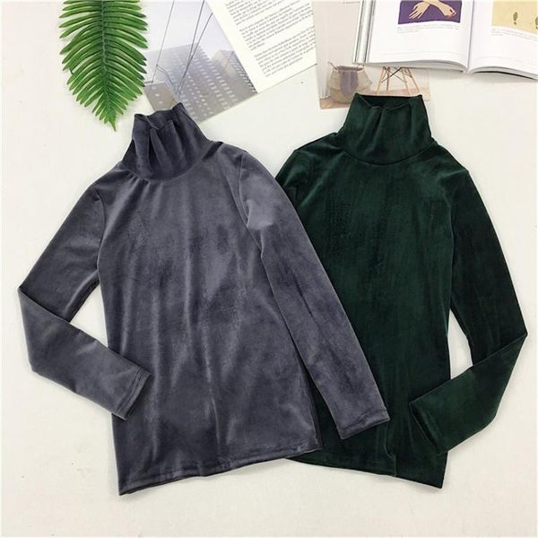 women's blouses & shirts autumn slim women gold velvet female plus size long sleeve turtleneck lady pullovers winter bottomings 893, White
women's blouses & shirts autumn slim women gold velvet female plus size long sleeve turtleneck lady pullovers winter bottomings 893, White