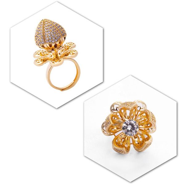 cluster rings luala creative beautiful flower bud bloom switch adjustable ring zircon charm jewelry golden two years no black, Golden;silver
cluster rings luala creative beautiful flower bud bloom switch adjustable ring zircon charm jewelry golden two years no black, Golden;silver