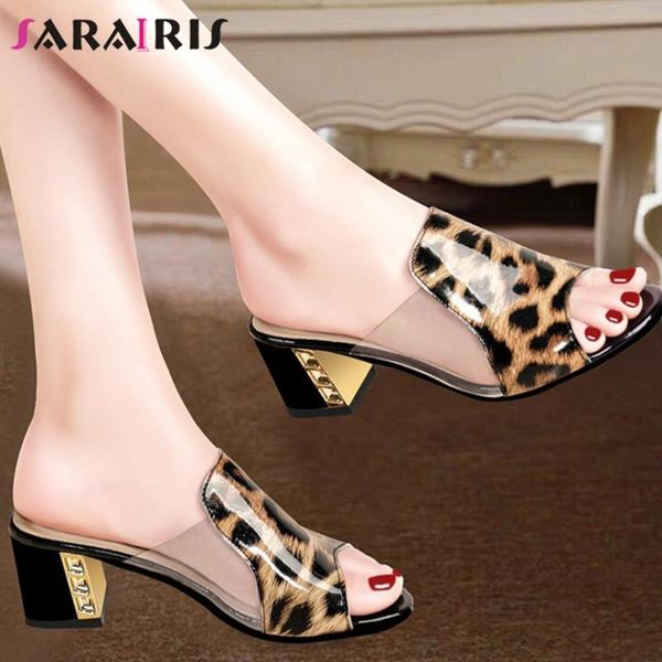 sarairis open toe high heels slip on casual leisure slippers women slippers ladies fashion leopard summer shoes, Black
sarairis open toe high heels slip on casual leisure slippers women slippers ladies fashion leopard summer shoes, Black