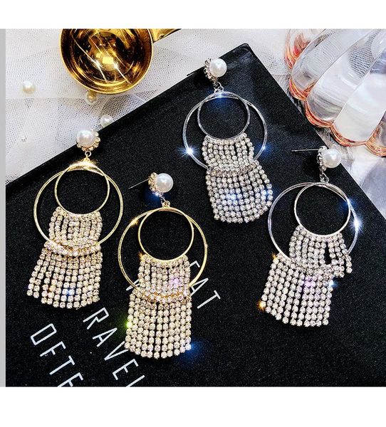 design big round crystal drop earrings gold silver color rhinestone pearl for women wedding party jewelry dangle & chandelier
design big round crystal drop earrings gold silver color rhinestone pearl for women wedding party jewelry dangle & chandelier