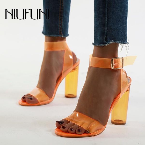 round toe plus size 42 fluorescent transparent women's sandals crystal high heels buckle shoes niufuni sandales femmes, Black
round toe plus size 42 fluorescent transparent women's sandals crystal high heels buckle shoes niufuni sandales femmes, Black