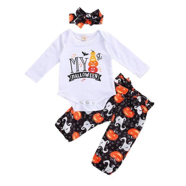 infant newborn baby girl romper christmas pants round collar long sleeves cartoon ghost printed headband 3-piece clothes, White
infant newborn baby girl romper christmas pants round collar long sleeves cartoon ghost printed headband 3-piece clothes, White
