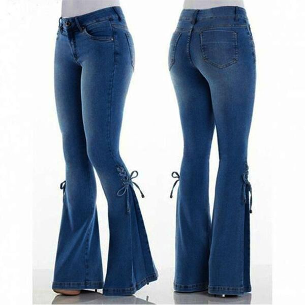 women's pants & capris women summer elastic plus loose denim bow casual boot cut pant jeans size lace-up fashion flared jean femme, Black;white
women's pants & capris women summer elastic plus loose denim bow casual boot cut pant jeans size lace-up fashion flared jean femme, Black;white