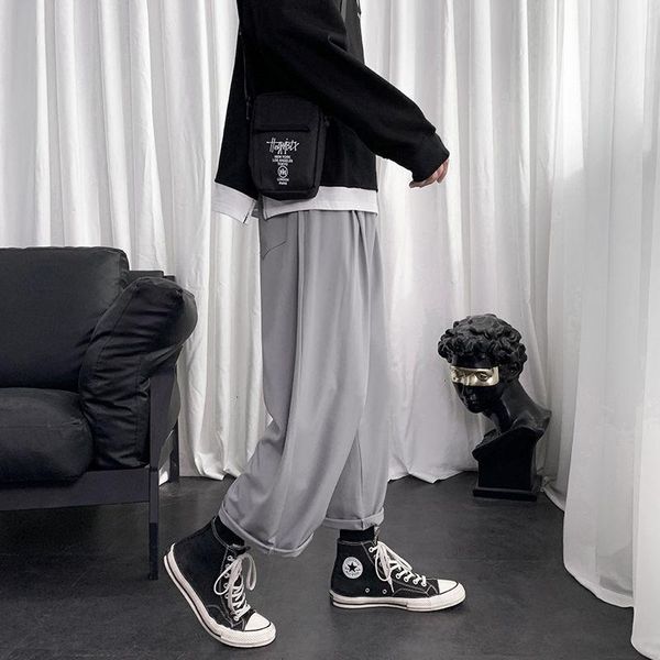 men's pants straight casual 2022 fashion woman oversize solid color trousers male streetwear vintage, Black
men's pants straight casual 2022 fashion woman oversize solid color trousers male streetwear vintage, Black
