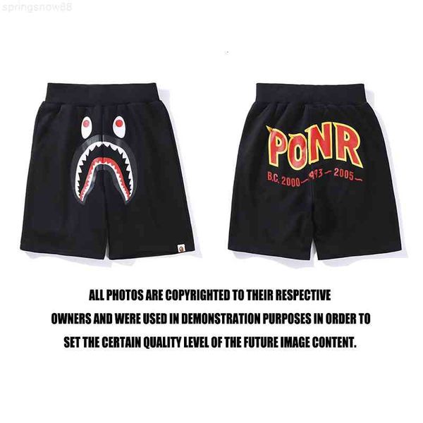 shorts chaopai ape man shark head ape casual summer men's and women's beach pants middle, White;black
shorts chaopai ape man shark head ape casual summer men's and women's beach pants middle, White;black