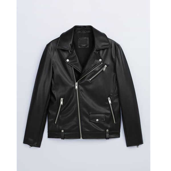men's leather & faux autumn: black man fake leather jacket fashion solid zipper motorcycle winter rck2
men's leather & faux autumn: black man fake leather jacket fashion solid zipper motorcycle winter rck2