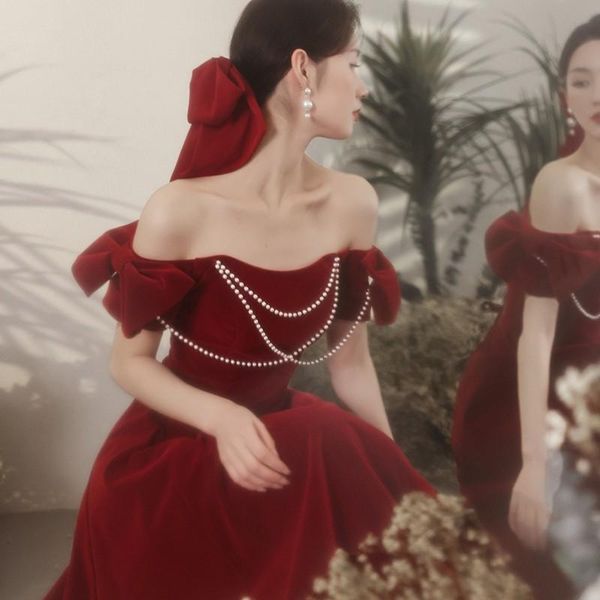 ethnic clothing bridal wedding maxi dress slash neck slim dresses sweet bow beading clothes women party gown big size 3xl vestidos 2021, Red
ethnic clothing bridal wedding maxi dress slash neck slim dresses sweet bow beading clothes women party gown big size 3xl vestidos 2021, Red