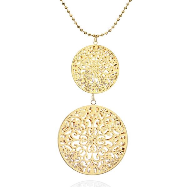 simple big round pendant necklace for women fashion inside clear crystal charm beads necklaces sweater long chains jewelry, Silver
simple big round pendant necklace for women fashion inside clear crystal charm beads necklaces sweater long chains jewelry, Silver