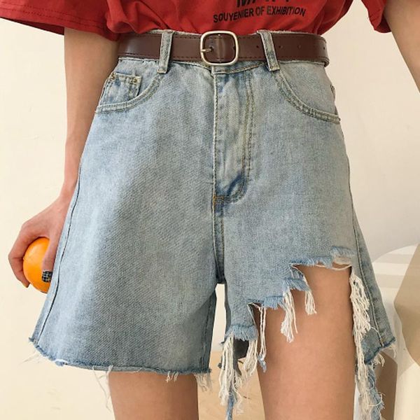 women's shorts women korean version ulzzang loose hole wide leg female student retro summer trendy ladies short, White;black
women's shorts women korean version ulzzang loose hole wide leg female student retro summer trendy ladies short, White;black
