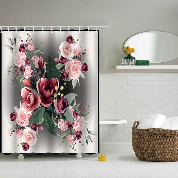 shower curtains rose flower printing bathroom curtain decor waterproof and mildew proof curtain180x180cm
shower curtains rose flower printing bathroom curtain decor waterproof and mildew proof curtain180x180cm