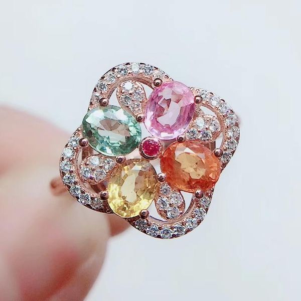 cluster rings per jewelry natural real colorful tourmaline ring 0.45ct*4pcs gemstone 925 sterling silver flower q2041615, Golden;silver
cluster rings per jewelry natural real colorful tourmaline ring 0.45ct*4pcs gemstone 925 sterling silver flower q2041615, Golden;silver