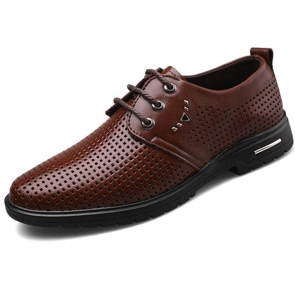 dress shoes summer hollow out formal wedding luxury classic men cow genuine leather mens office oxfords male, Black
dress shoes summer hollow out formal wedding luxury classic men cow genuine leather mens office oxfords male, Black
