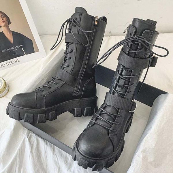 boots ribetrini brand girls buckle ankle chunk designer lace up women thick bottom cool shoes woman, Black
boots ribetrini brand girls buckle ankle chunk designer lace up women thick bottom cool shoes woman, Black