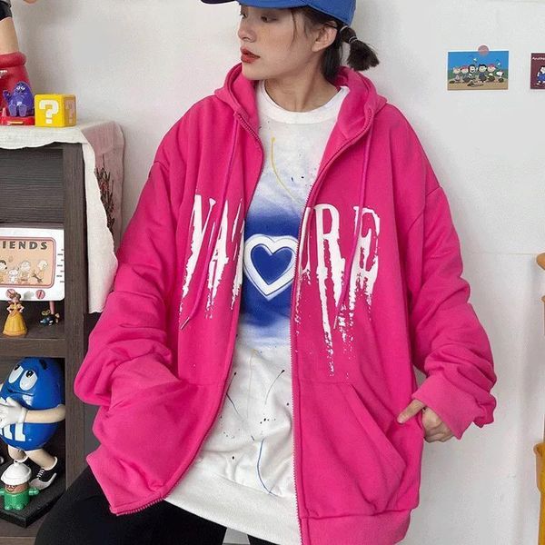 women's hoodies & sweatshirts y2k autumn hoodeds fashion brand american foam love printing zipper sweater lovers oversize casual hooded, Black
women's hoodies & sweatshirts y2k autumn hoodeds fashion brand american foam love printing zipper sweater lovers oversize casual hooded, Black