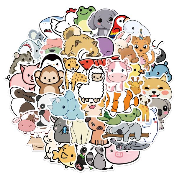 50 pcs cartoon cute animals graffiti wall stickers luggage table lapmotorcycle helmet sticker
50 pcs cartoon cute animals graffiti wall stickers luggage table lapmotorcycle helmet sticker