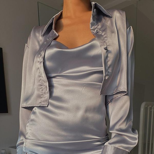satin gloss retro blue womens sweaters drape long sleeved shirt casual temperament high waist short thin summer, White;black
satin gloss retro blue womens sweaters drape long sleeved shirt casual temperament high waist short thin summer, White;black
