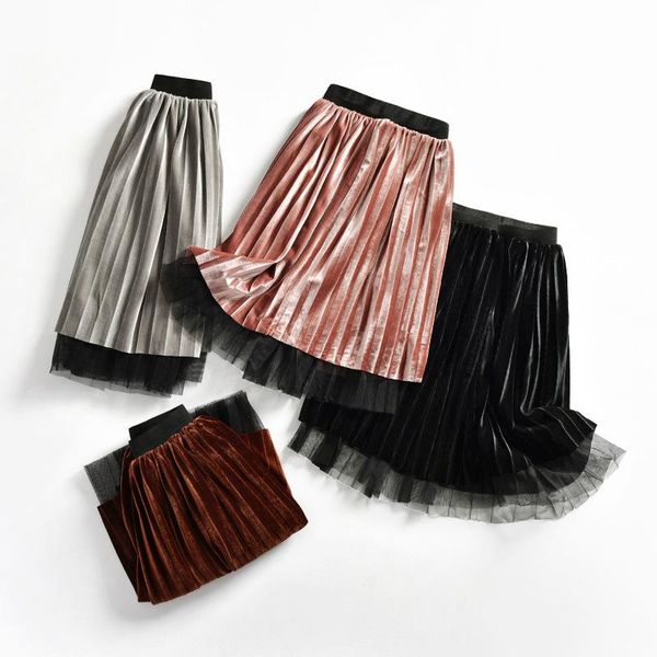 skirts children's wear autumn girls tulle kids girl two sides mesh pettiskirt ruffle gold velvet pleated skirt child clothes, Blue
skirts children's wear autumn girls tulle kids girl two sides mesh pettiskirt ruffle gold velvet pleated skirt child clothes, Blue